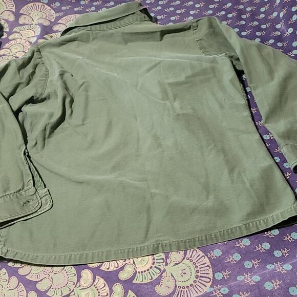 Vintage OD Green Army Overshirt - Badass - Picture 7 of 10